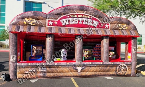 Western themed Carnival Booth Rental Phoenix Scottsdale Arizona